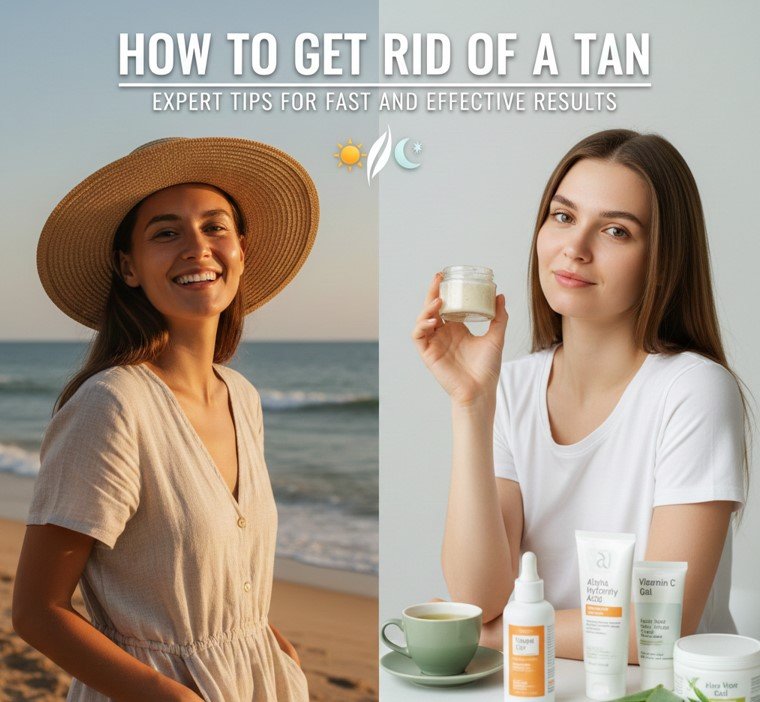 how to get rid of a tan
