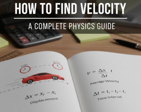 How to Find Velocity