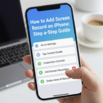 How to Add Screen Record on iPhone