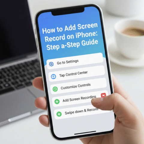 How to Add Screen Record on iPhone