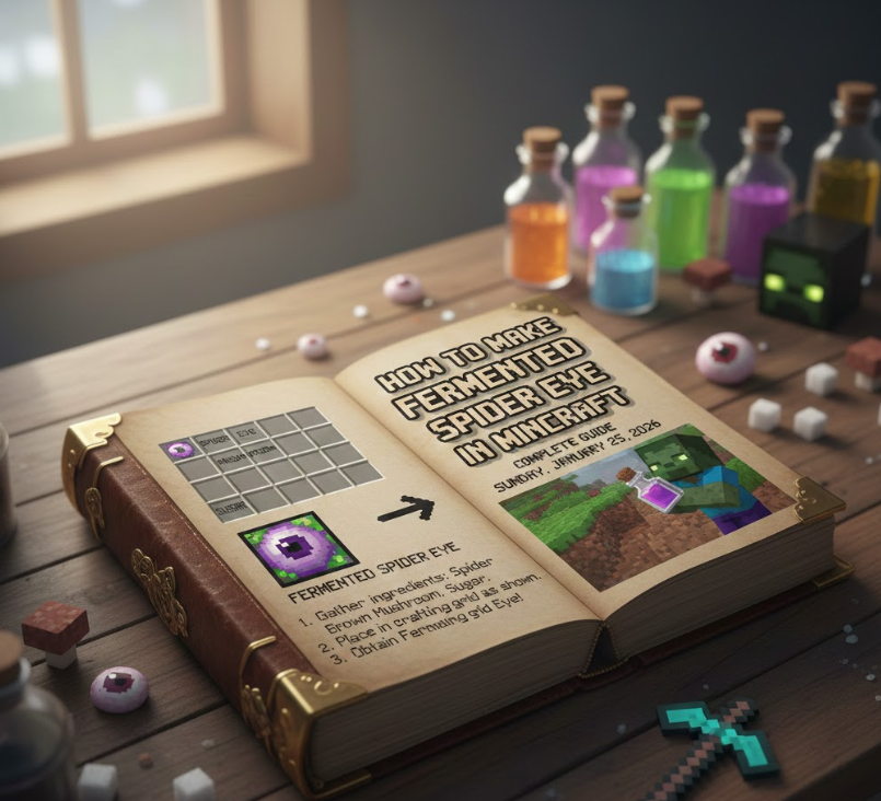 How to Make Fermented Spider Eye