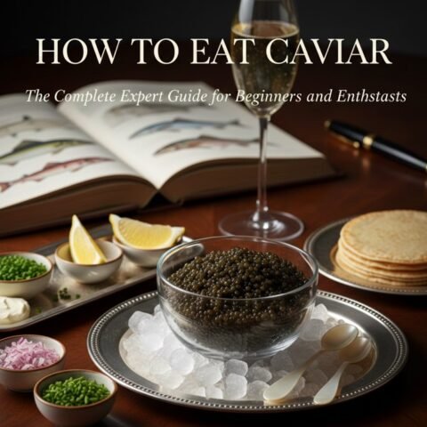 how to eat caviar