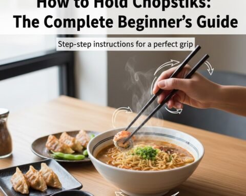 how to hold chopsticks