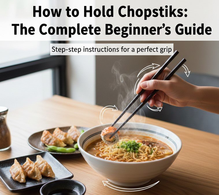 how to hold chopsticks