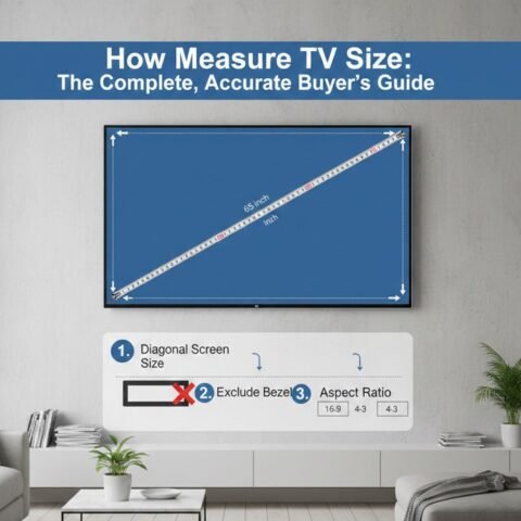 how to measure tv size