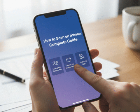 How to Scan on iPhone