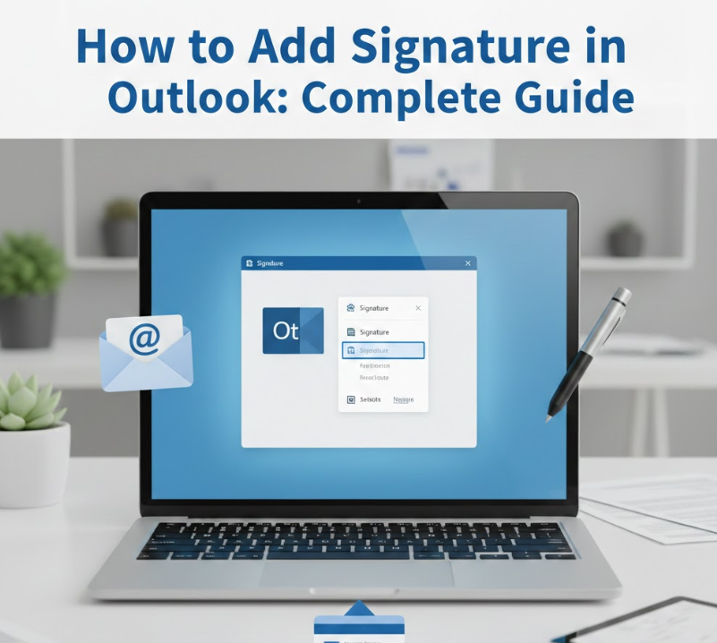 How to Add Signature in Outlook